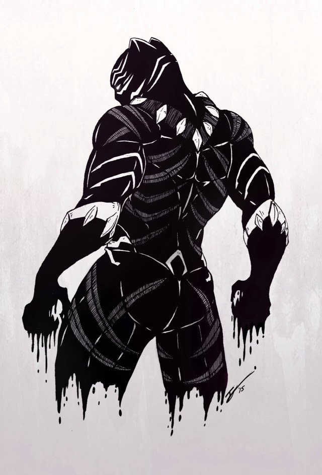 Gorilla suit paint drip black free wallpaper - medium preview image