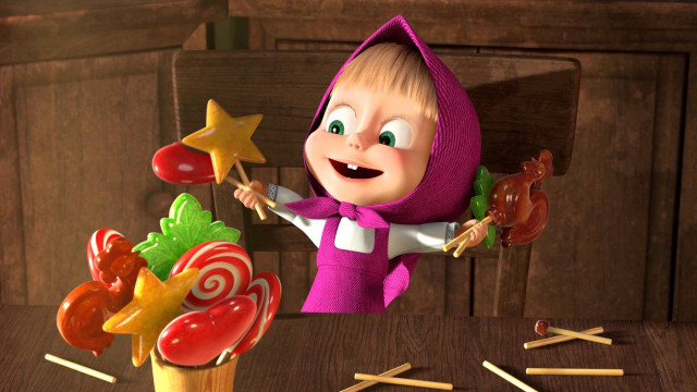 Cartoon character candy cane star free wallpaper - medium preview image