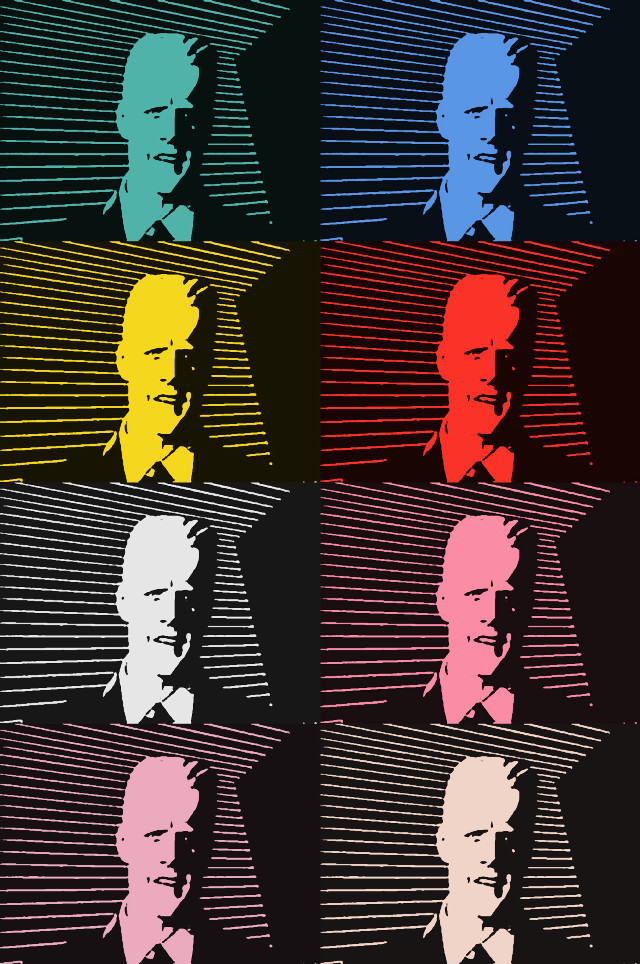 Men ties colorful black white free wallpaper - medium preview image