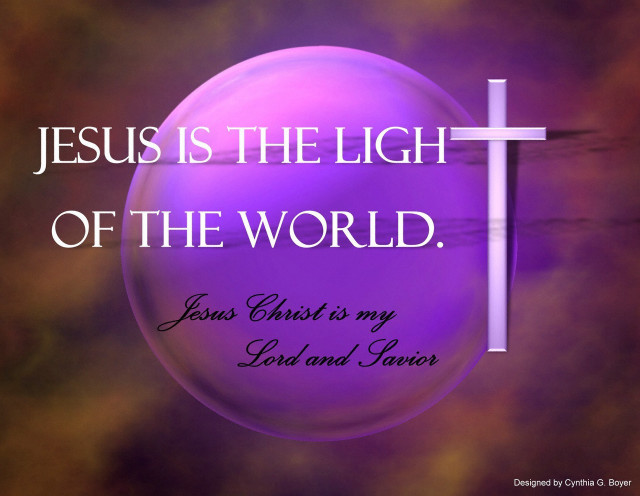 Purple orb cross bible verse free wallpaper - medium preview image
