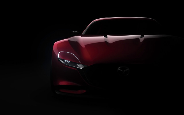 Red car dark black background free wallpaper - medium preview image