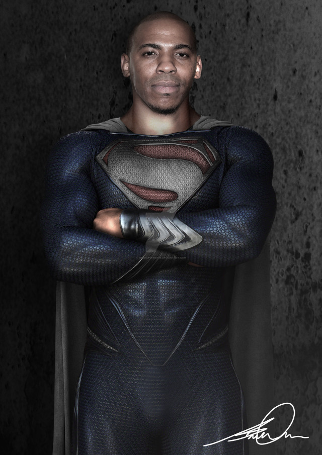 Man superman suit arms crossed free wallpaper - medium preview image