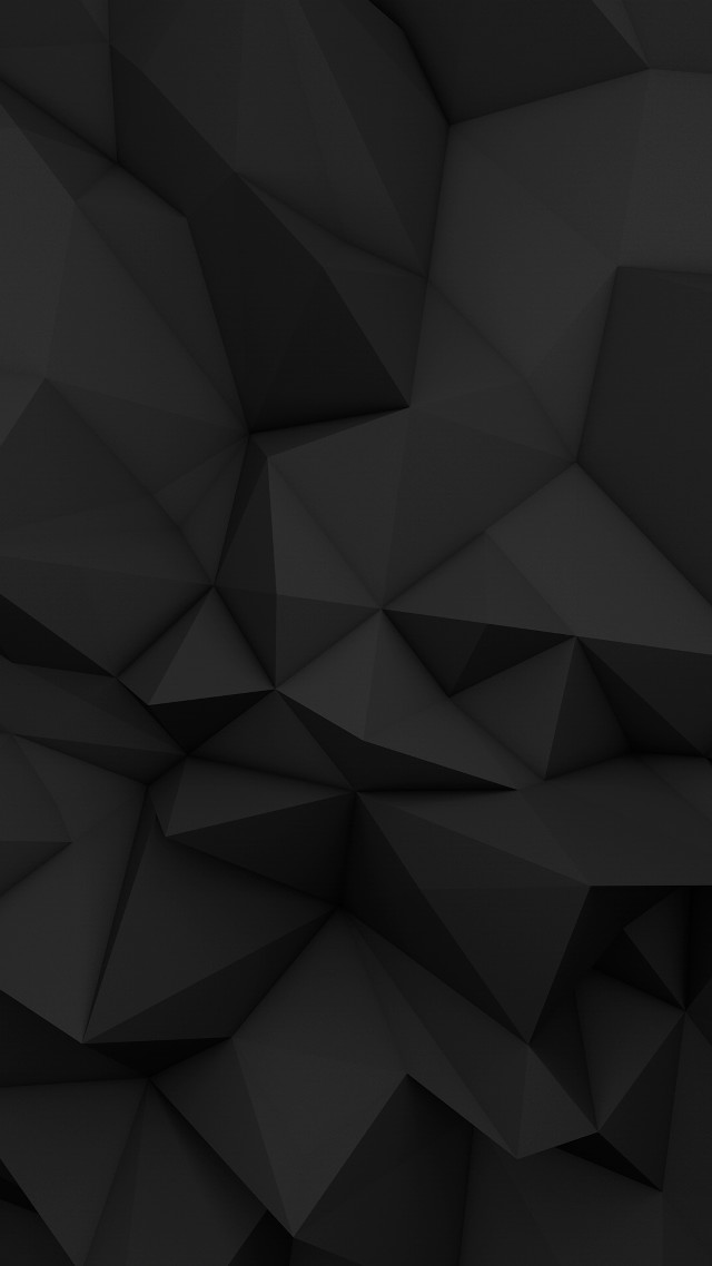 Low poly black background design free wallpaper - medium preview image