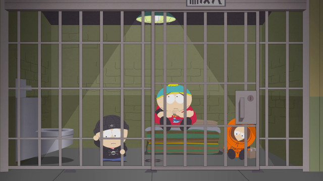 Jail cell cartoon character person free wallpaper - medium preview image