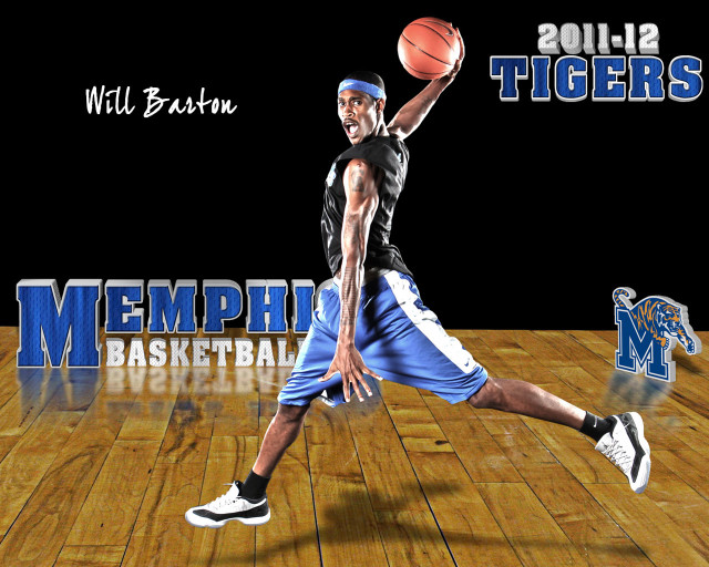 Man blue uniform basketball court free wallpaper - medium preview image