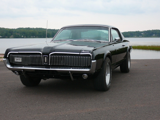 Black car lake sky clouds free wallpaper - medium preview image
