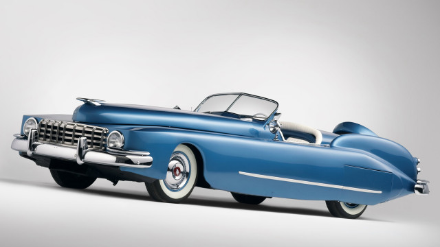 Blue car white top chrome free wallpaper - medium preview image