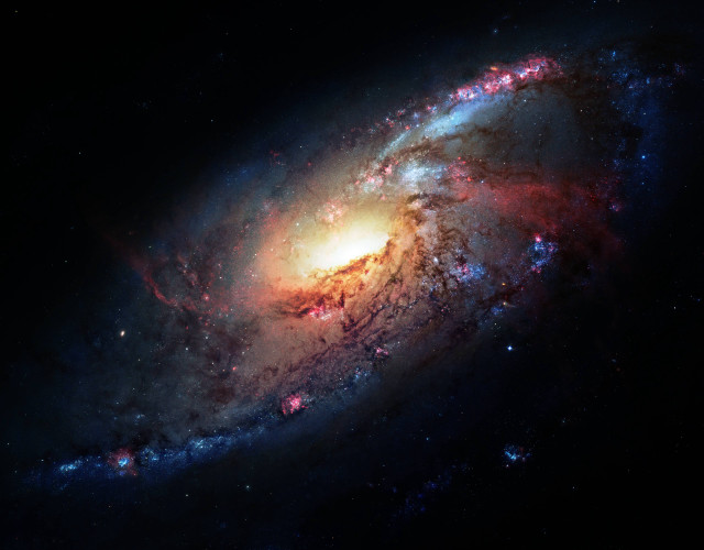 Colorful spiral object sky stars #3 free wallpaper - medium preview image