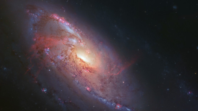 Colorful spiral object stars bright free wallpaper - medium preview image