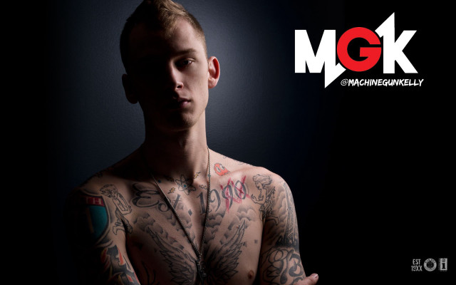 Man tattoos chest posing arms free wallpaper - medium preview image