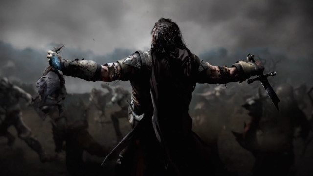 Man arms outstretched crowd dark free wallpaper - medium preview image