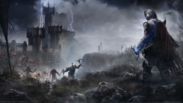 Man blue robe zombies castle free wallpaper - medium preview image