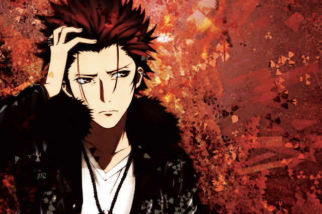 Man black jacket red background #2 free wallpaper - medium preview image