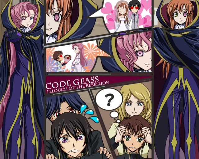 Comic strip girl guy background free wallpaper - medium preview image