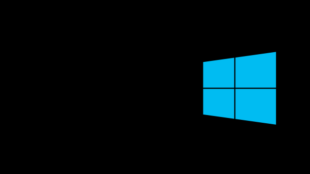 Black background blue window black free wallpaper - medium preview image