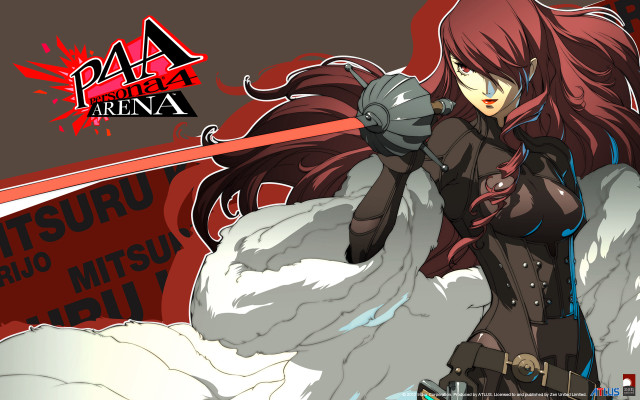 Woman red hair sword hand #3 free wallpaper - medium preview image