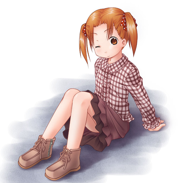 Girl sitting ground legs crossed #10 free wallpaper - medium preview image