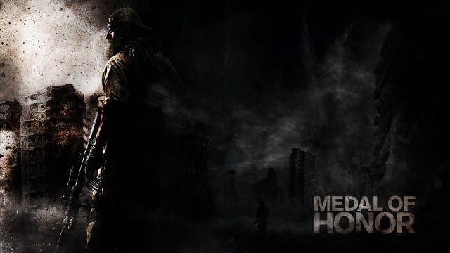 Man gas mask dark city free wallpaper - medium preview image