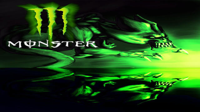 Monster green black background face free wallpaper - medium preview image