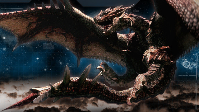 Dragon attack dragon sky clouds #2 free wallpaper - medium preview image