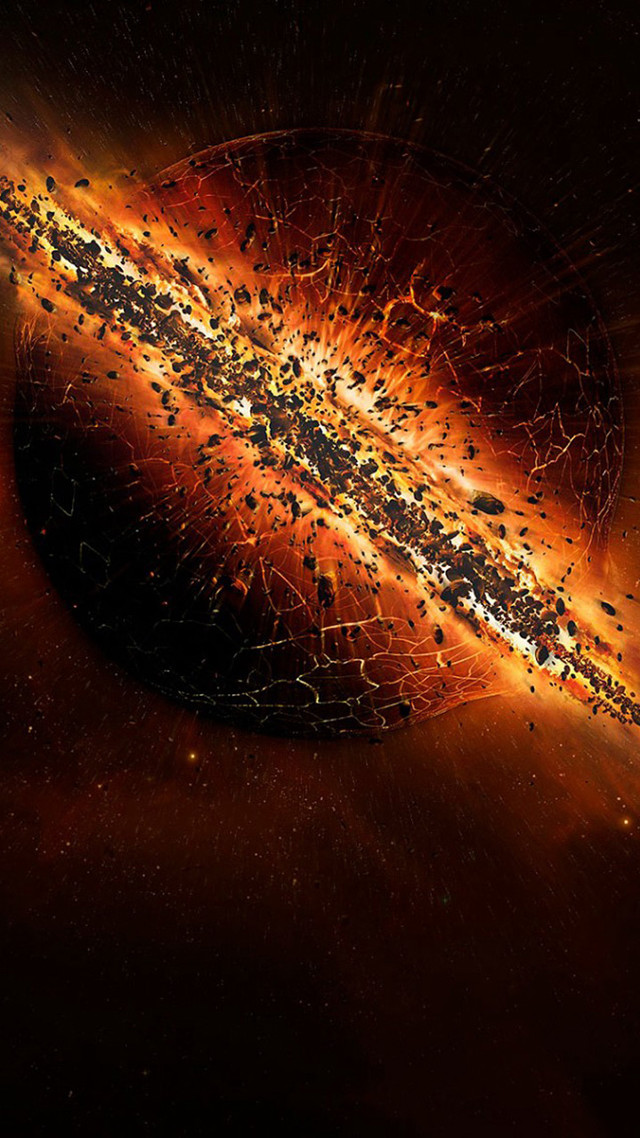 Large star center black hole free wallpaper - medium preview image