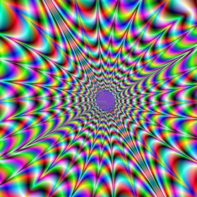 Psychedelic image star center colorful free wallpaper - medium preview image