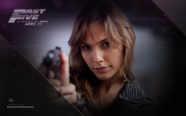 Woman gun pointing camera fist free wallpaper - medium preview image