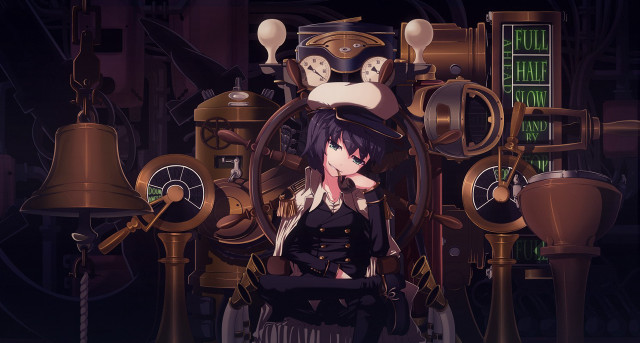 Woman chair machine clock wall free wallpaper - medium preview image