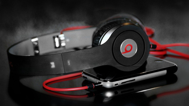 Headphones cellphone charger accessories flatlay #2 free wallpaper - medium preview image