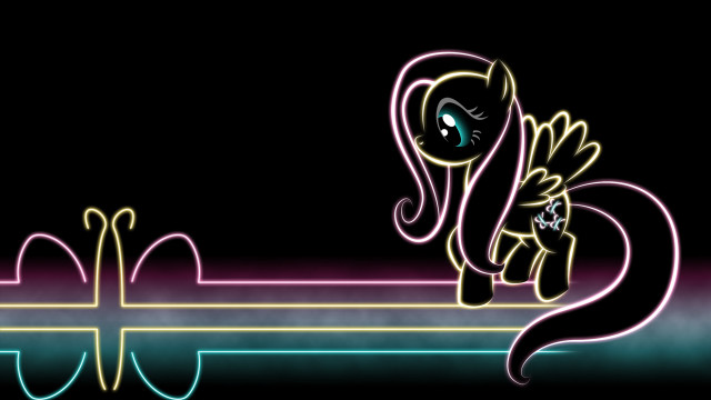 Little pony flying long tail free wallpaper - medium preview image