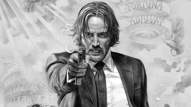 Man gun pointing camera bird free wallpaper - medium preview image