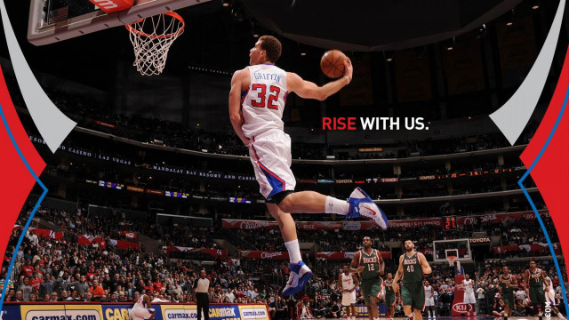Basketball player jumping dunk game #3 free wallpaper - medium preview image