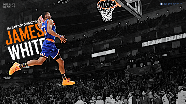 Man blue uniform jumping basketball free wallpaper - medium preview image