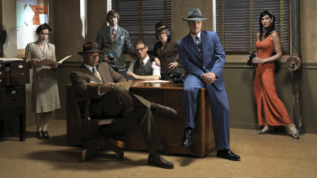 Group suits hats desk man free wallpaper - medium preview image