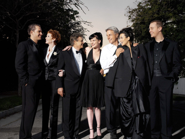 Formal group tuxedos people standing free wallpaper - medium preview image