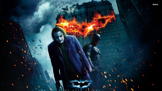 Batman joker movie poster dark free wallpaper - medium preview image