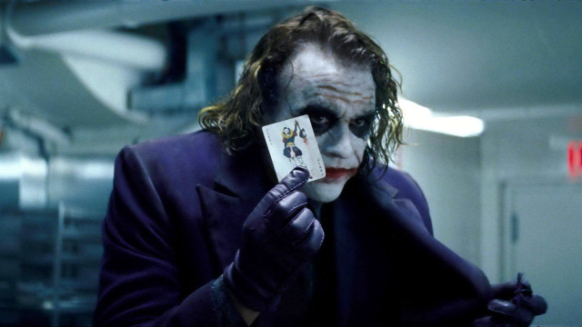 Joker creepy man card blood free wallpaper - medium preview image