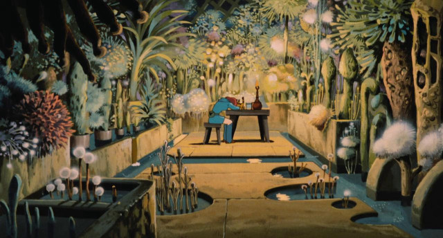 Man playing piano forest waterfall free wallpaper - medium preview image