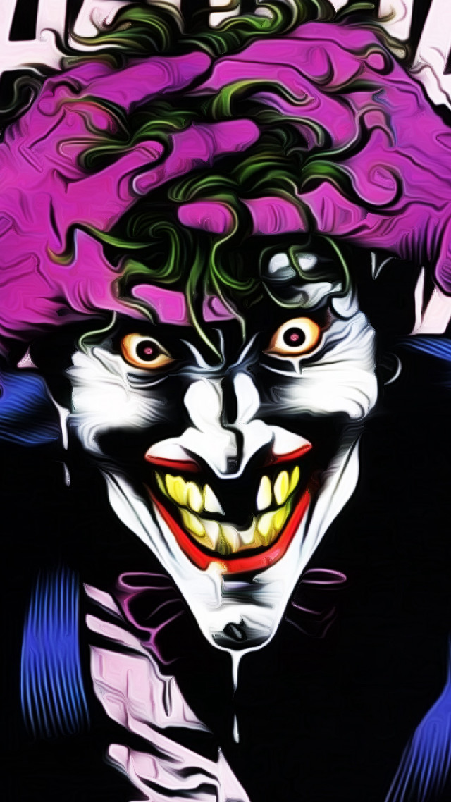 Joker purplehat greenhair smile whitewords free wallpaper - medium preview image