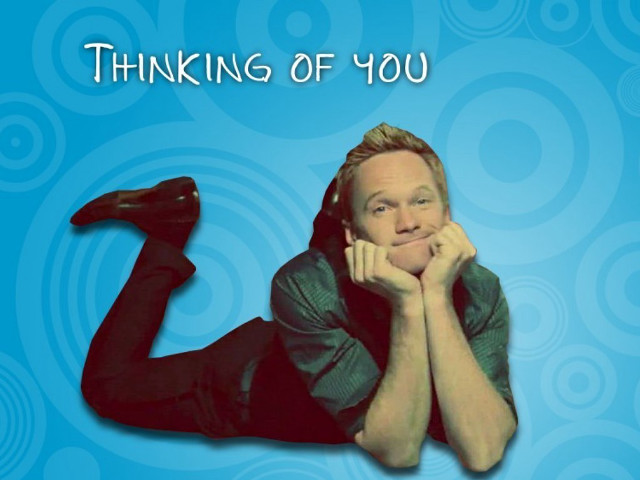 Man lying blue background smile free wallpaper - medium preview image
