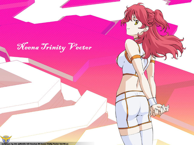 Woman pink background vector art free wallpaper - medium preview image