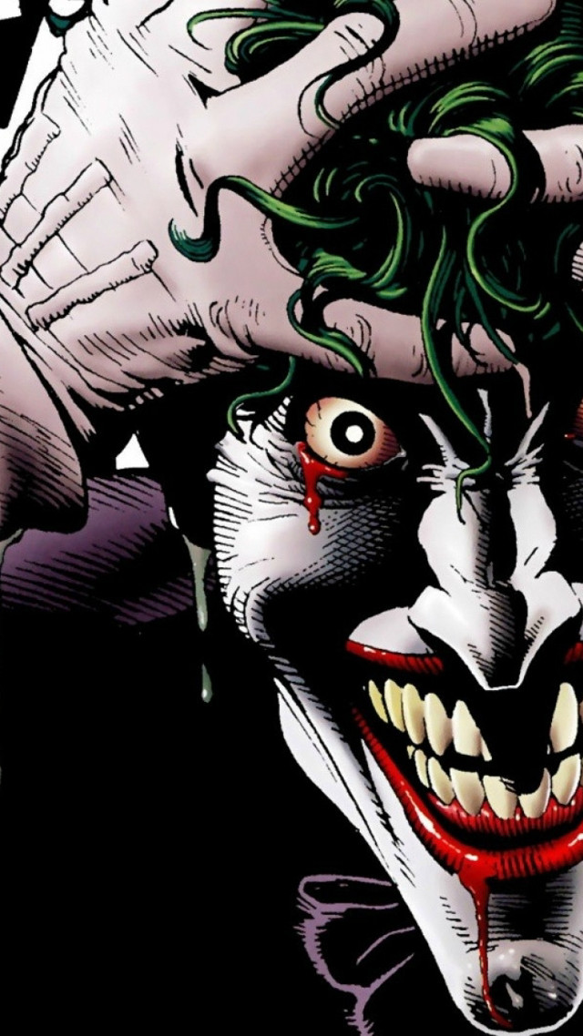 Joker green hair white face free wallpaper - medium preview image