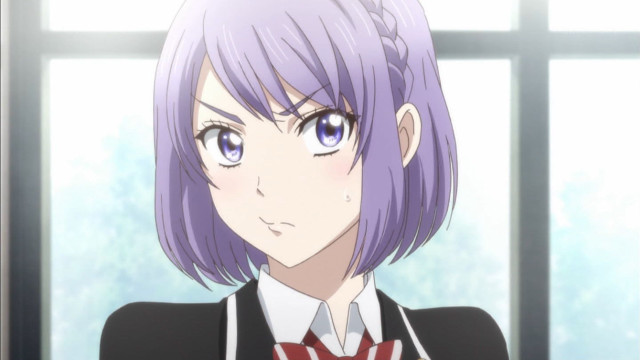 Girl purple hair tie window free wallpaper - medium preview image