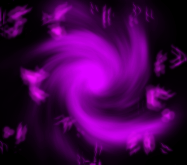 Purple swirl black background white #2 free wallpaper - medium preview image