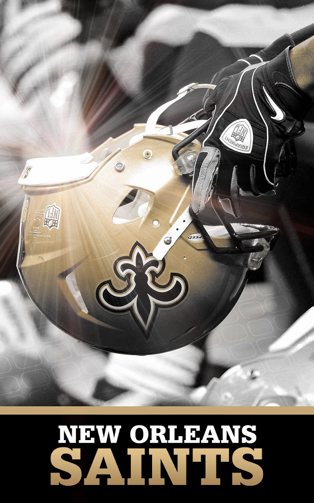 New orleans saints football helmet free wallpaper - medium preview image
