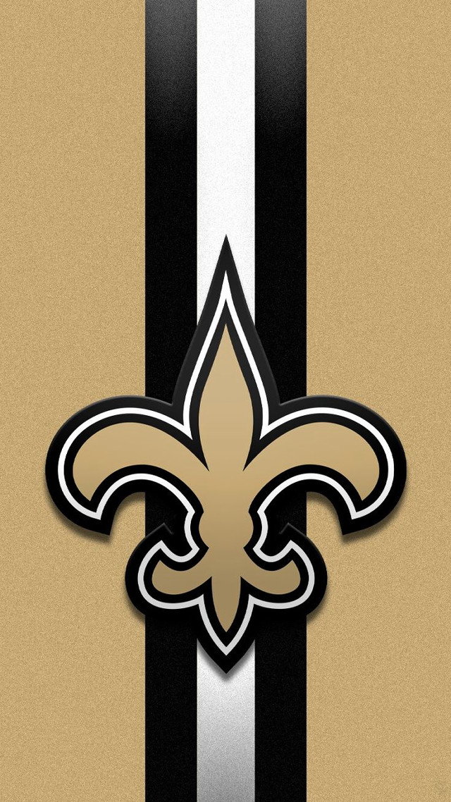 Saints logo blackwhite stripes gold free wallpaper - medium preview image
