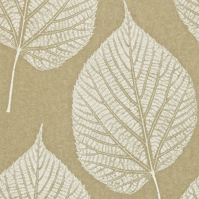 Brown white leaf pattern background free wallpaper - medium preview image