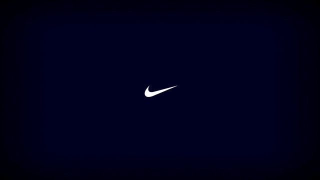 Dark blue white nike logo free wallpaper - medium preview image
