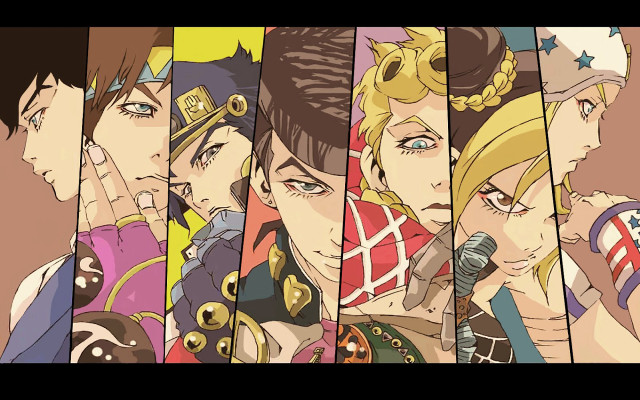 Anime characters expressions faces hands free wallpaper - medium preview image