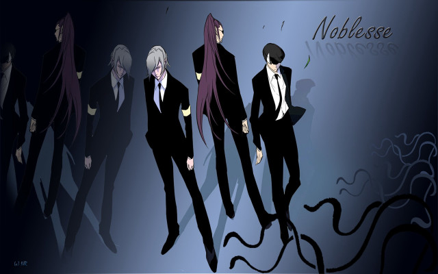 Group suits ties standing line free wallpaper - medium preview image